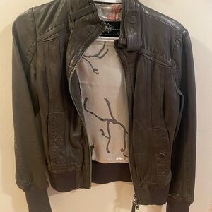 Mackage Aritzia Leather Jacket